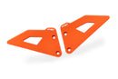 Aluminium Heel Plates Orange For KTM 990 Duke/R 2024>Current