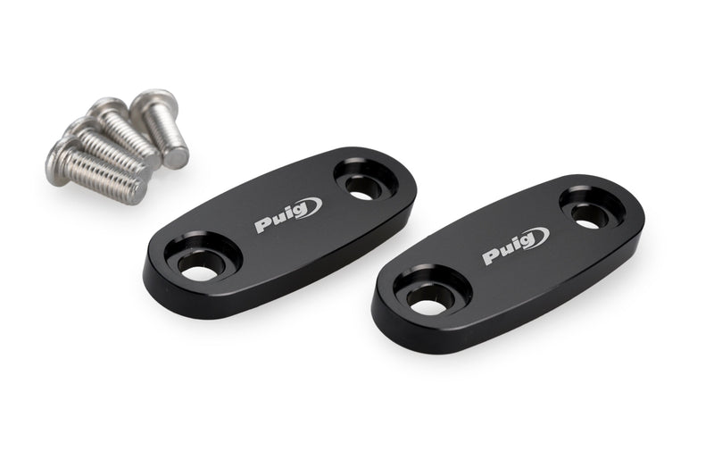 Aluminium Mirror Caps Black For Honda Forza 750 2021>2024