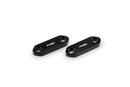 Aluminium Mirror Caps Black For Kawasaki Ninja 125 2019-Current