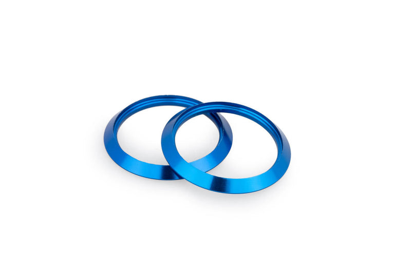 Balance Bar Ends Spare Rings Pair Blue
