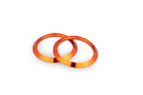 Balance Bar Ends Spare Rings Pair Orange