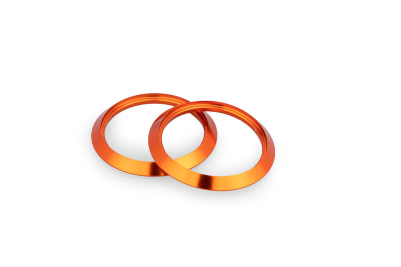 Balance Bar Ends Spare Rings Pair Orange