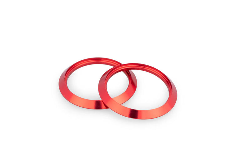 Balance Bar Ends Spare Rings Pair Red