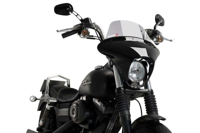 Batwing SML Touring Screen Light Smoke For Harley Davidson Dyna Street Bob (FXDB) 2007-2017
