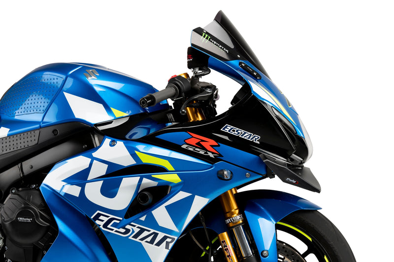 Downforce Spoilers Gloss Black For Suzuki GSX-R1000R 2017-2021