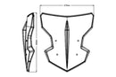 Flanker Screen Light Smoke For Yamaha MT-09 2013-2016