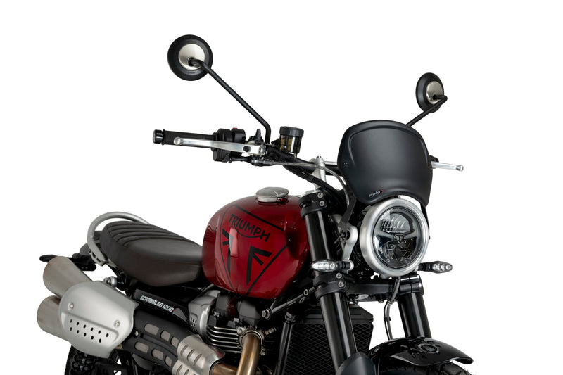 Fly Screen (ABS) Matt Black For Triumph Scrambler 1200X 2024>Current