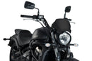 Fly Screen - Fork Mounted For (Aluminium) Matte Black For Moto Guzzi V7 Stone 850 2021-Current