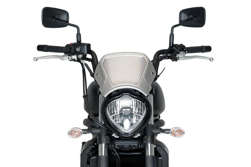 Fly Screen - Fork Mounted For (Aluminium) Silver For Moto Guzzi V7 Stone 850 2021-Current