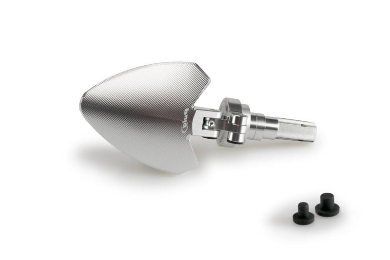 Fold Bar End Mirror Right Silver