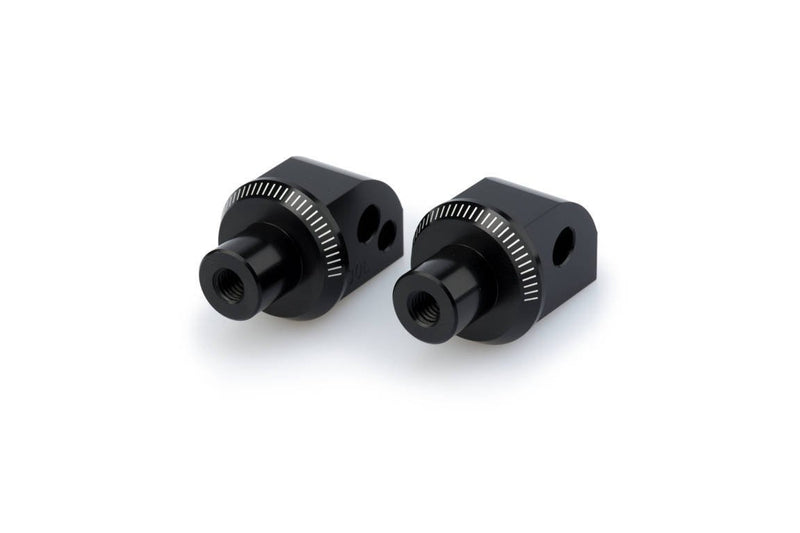 Footpeg Adaptors Passenger Black Anodised Aluminium For BMW F900 R / XR 2020-Current