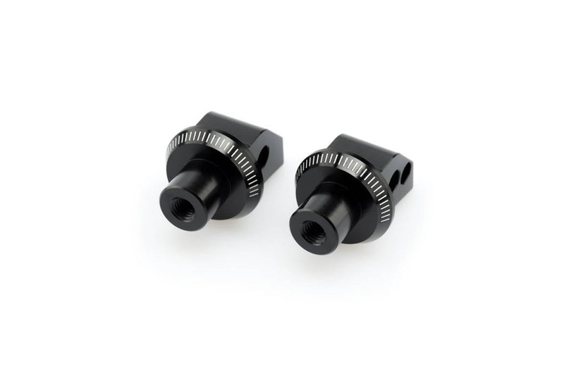 Footpeg Adaptors Passenger Black Anodised Aluminium For Honda CL 500 2023-Current