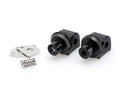 Footpeg Adaptors Passenger Black Anodised Aluminium For KTM 1290 Super Adventure R 2017-2020