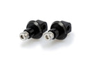 Footpeg Adaptors Passenger Black Anodised Aluminium For Suzuki GSX-S 1000 2015-Current