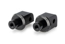 Footpeg Adaptors Passenger Black For Aprilia RS 457 2024>Current