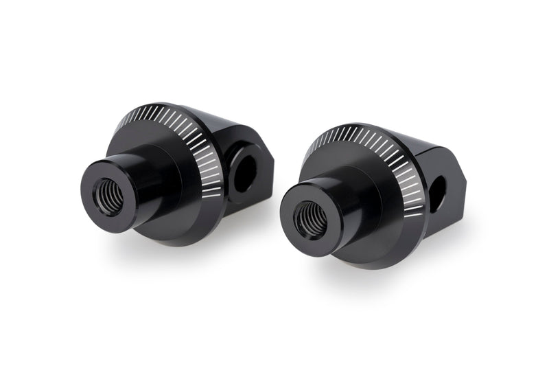 Footpeg Adaptors Passenger Black For Triumph Scrambler/Speed 400 2024>Current