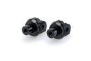 Footpeg Adaptors Rider Black Anodised Aluminium For Triumph Speed Twin 1200 2019-Current