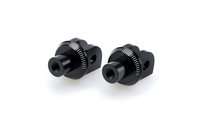 Footpeg Adaptors Rider Black Anodised Aluminium For Triumph Speed Twin 1200 2019-Current