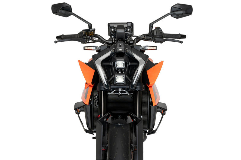 Front Downforce Spoilers Matt Black For KTM 990 Duke/Duke R 2024-Current