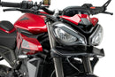 Front Downforce Spoilers Matt Black For Triumph Speed Triple 1200 RS 2021>Current