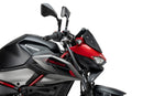 Front Downforce Wings Matt Black For Kawasaki Z 500 2024>Current