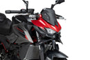 Front Downforce Wings Matt Black For Kawasaki Z 500 2024>Current