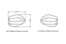 Handguard Extensions Dark Smoke For Honda X-Adv 2021-Current