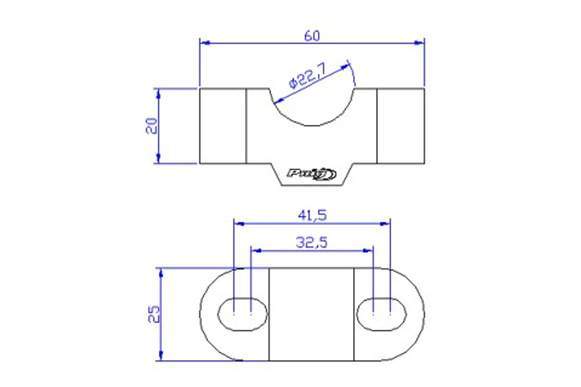 Handlebar Risers - 20mm Rise Black For Honda CB 750 Hornet 2023-Current