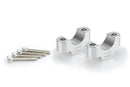 Handlebar Risers - 20mm Rise Silver For BMW R 1300 GS 2023-Current