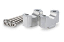 Handlebar Risers - 30mm Rise Silver For BMW F 900 GS 2024>Current
