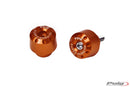 Hi-Tech Short Bar Ends Orange For Honda Forza 125 / 350 2021-Current