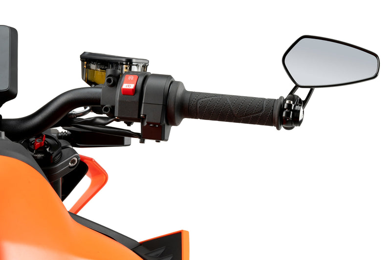 MP2 Bar End Mirror Black