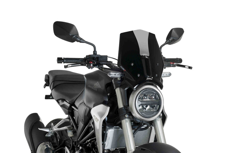 Neo Sports Screen Black (Opaque) For Honda CB 125 R 2018-Current