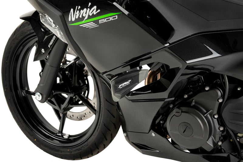 Pro 2.0 Frame Sliders Black For Kawasaki Ninja 500 2024-Current