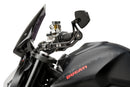 Pro Clutch Lever Protector with Mirror Black