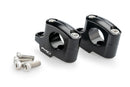 Pullback Handlebar Risers - 20mm Rise/16mm Back Black For BMW R 12/R 12 nineT 2024-Current