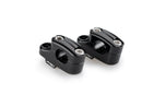 Pullback Handlebar Risers - 20mm Rise/16mm Back Black For BMW R 1300 GS 2023-Current