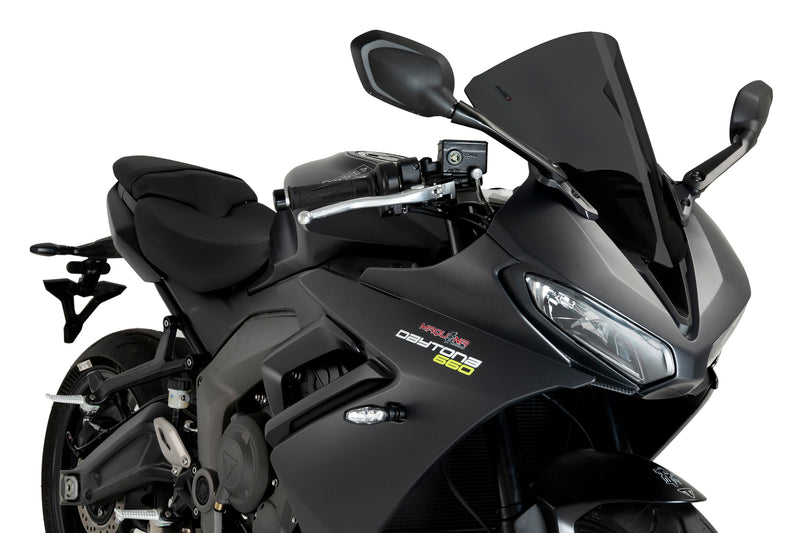 R-Racer Screen Dark Smoke For Triumph Daytona 660 2024>Current