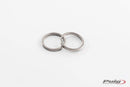 Short Bar Ends Replacement Rings Silver