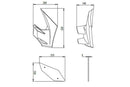 Side Downforce Spoilers Green For Kawasaki Z 650 2020-Current