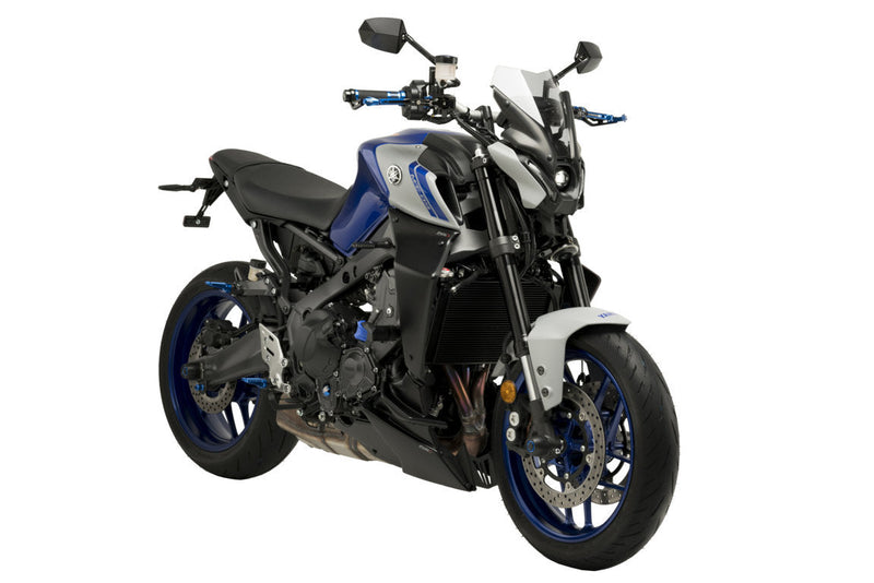 Side Downforce Spoilers Red For Yamaha MT-09 2021-2023