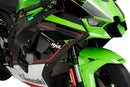 Side Downforce Spoilers - Stick Fit Black For Kawasaki ZX10-R 2021>Current