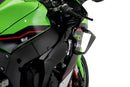 Side Downforce Spoilers - Stick Fit Black For Kawasaki ZX10-R 2021>Current