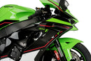 Side Downforce Spoilers - Stick Fit Black For Kawasaki ZX10-R 2021>Current