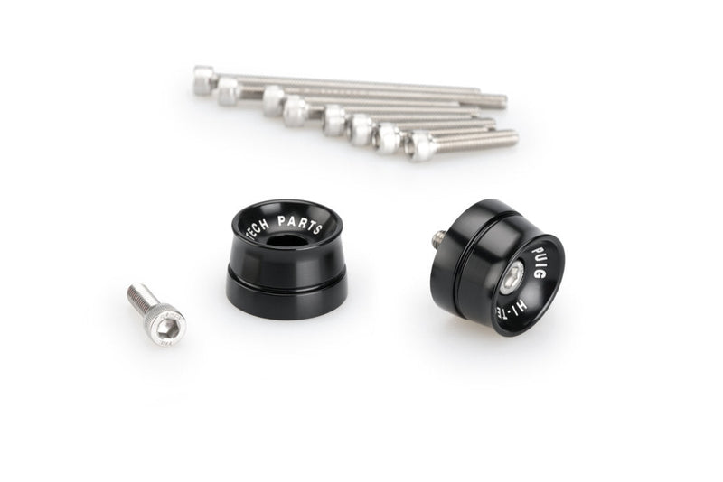 Speed Bar Ends Black For Suzuki Burgman 400 2017-Current