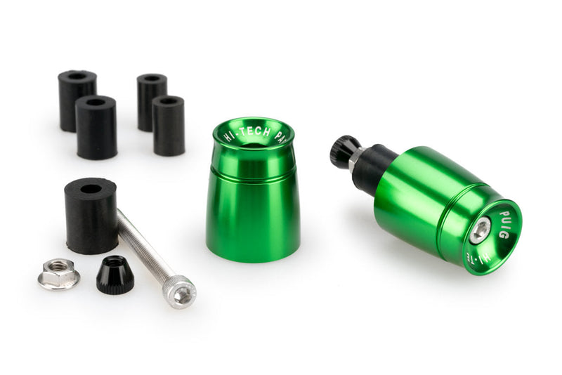 Sport Bar Ends Green For Aprilia Tuono V4 1100 Factory 2015-2020