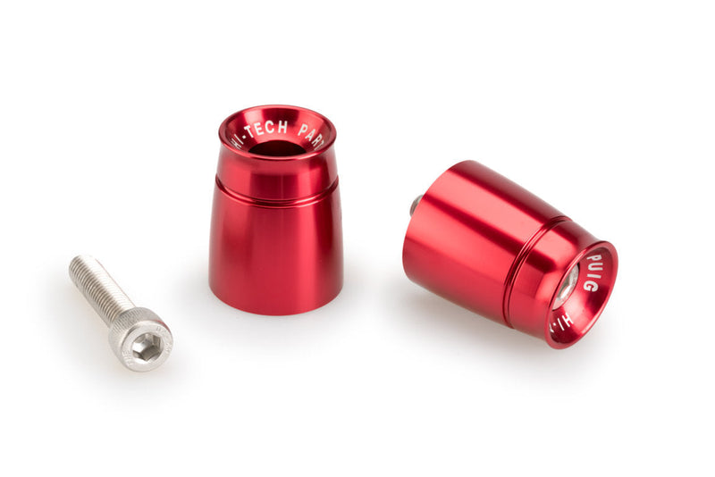 Sport Bar Ends Red For Kawasaki ER-6F 2009-2016