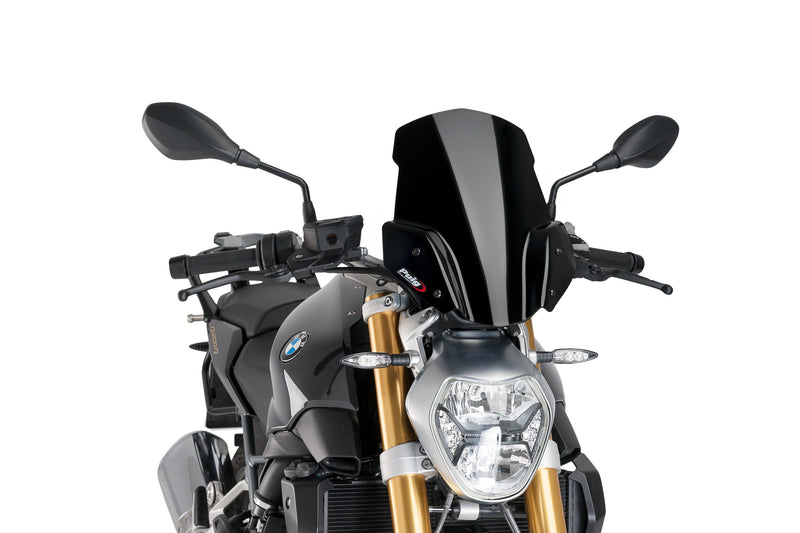Sport Screen (2) Black (Opaque) For BMW R 1200 R 2015>2018