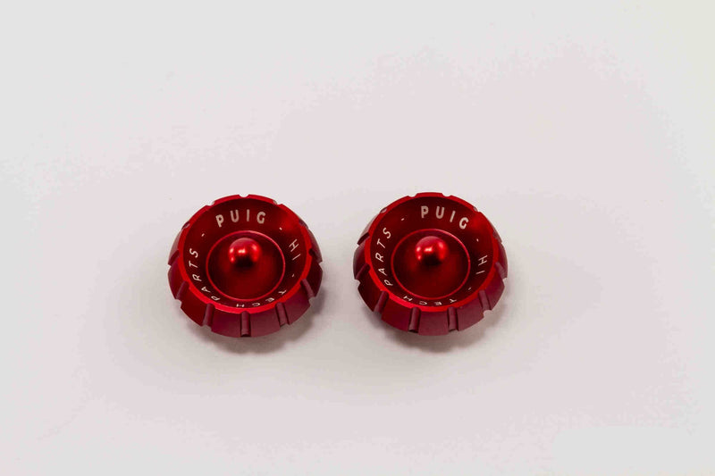 Thruster Bar End Caps Red