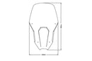 Touring Screen Clear For Honda CRF 1100 L Africa Twin 2020>2023